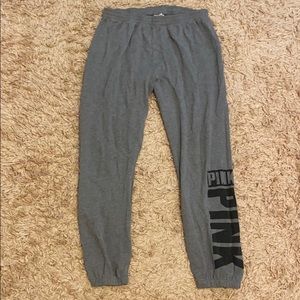 Grey PINK Joggers